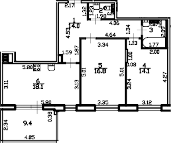 2-комнатная квартира 71.6 м², 4/4 эт., ЖК «Riviera Club»